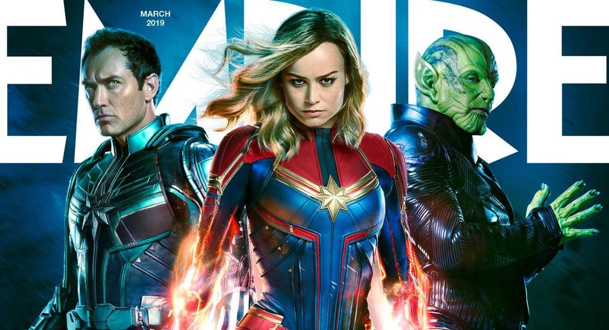 Portada de Empire y nuevas imágenes de Capitana Marvel – LAS CRÓNICAS DE  AXA 